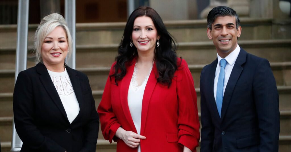 Britain's Rishi Sunak Visits Northern Ireland To Celebrate The Deal