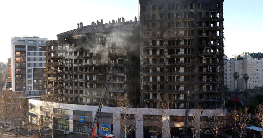 Fire In Valencia, Spain Leaves Residents Homeless After Panicked Escapes