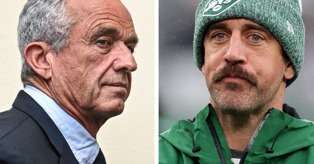 Aaron Rodgers And Jesse Ventura Rfk Jr. Top List For