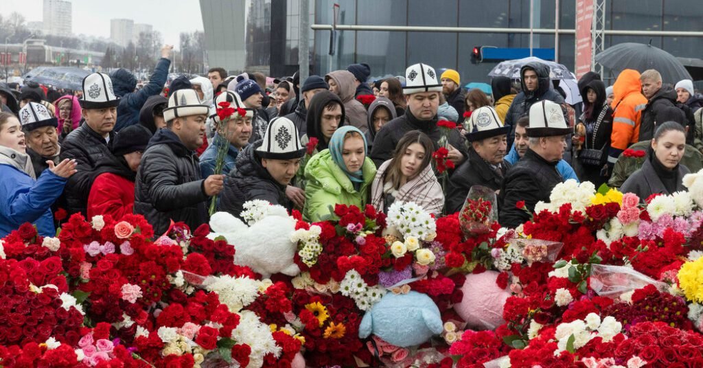 Russians Mourn People Killed In Concert Terror Attack