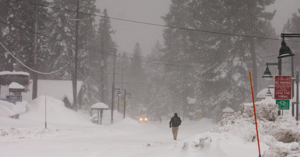 The Blizzard Leaves Thousands Without Power In California And Nevada